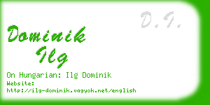 dominik ilg business card